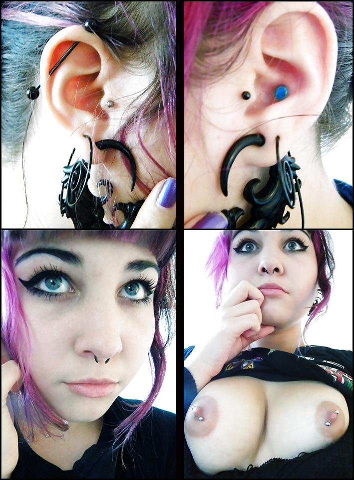 25P Sexy Emo Teen With Blue Hair