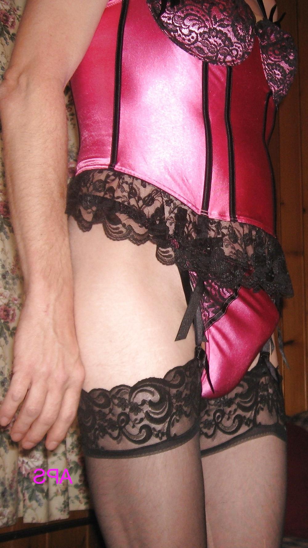22P Pink Corset and Panties