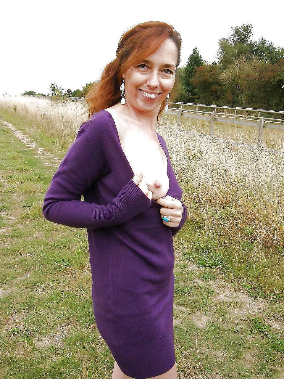 25P She Has Only One Breast Out 5