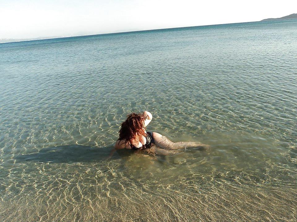 12P Marina amateur busty -My Outdoors Photos-