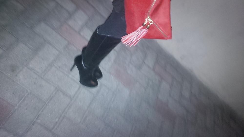 17P LadyMM, italian Milf , total black outfit