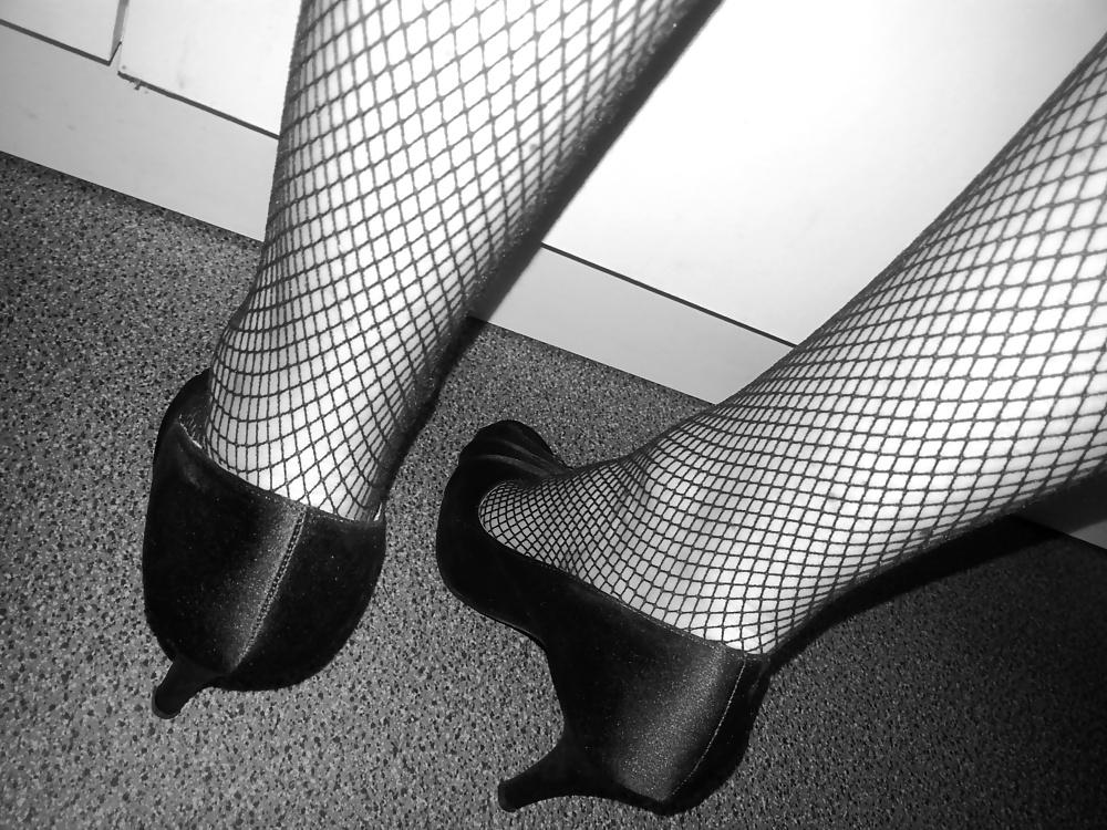 14P French hairy mature wife with pantihose, upskirts