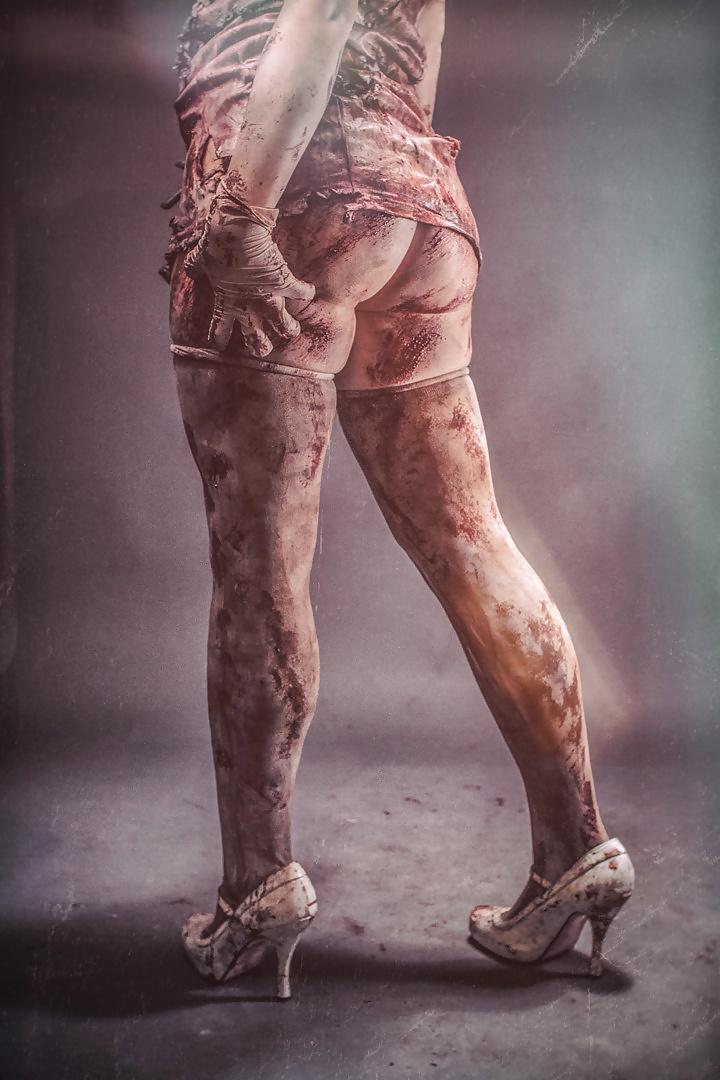 21P Silent Hill Nurse Cosplay