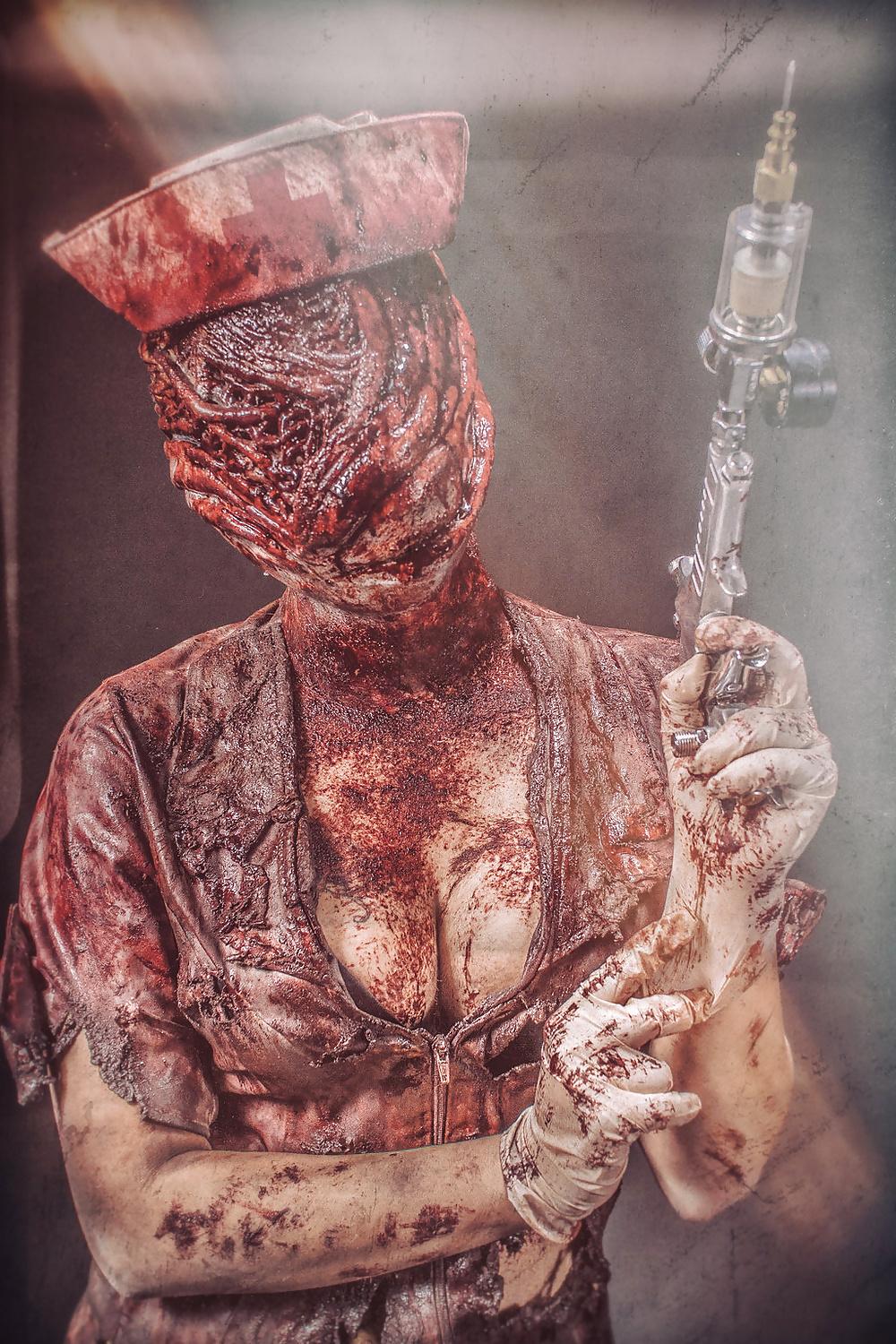 21P Silent Hill Nurse Cosplay