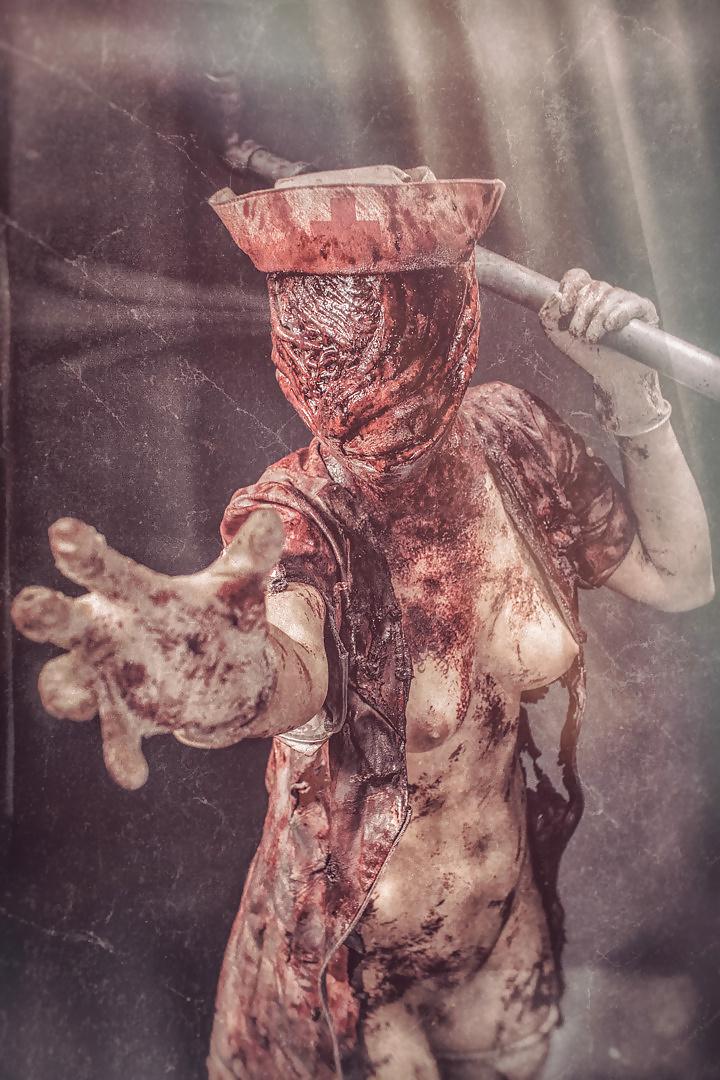21P Silent Hill Nurse Cosplay