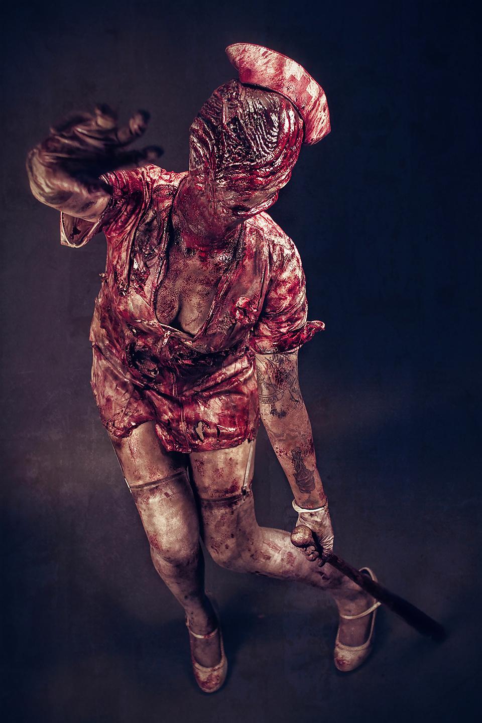 21P Silent Hill Nurse Cosplay