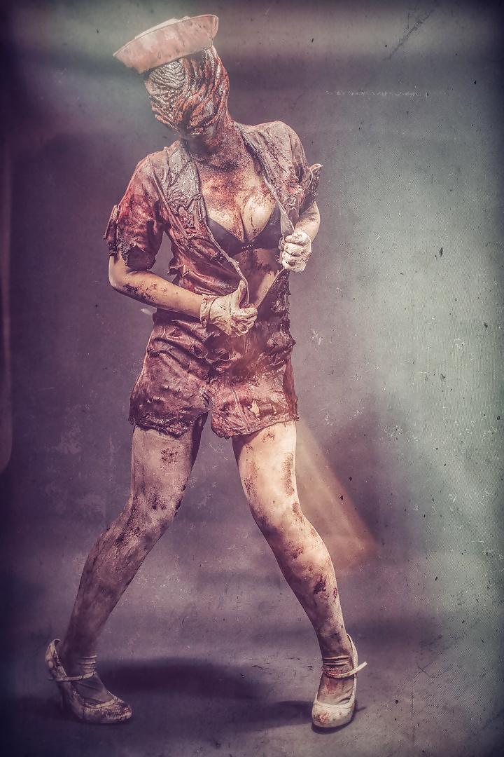 21P Silent Hill Nurse Cosplay