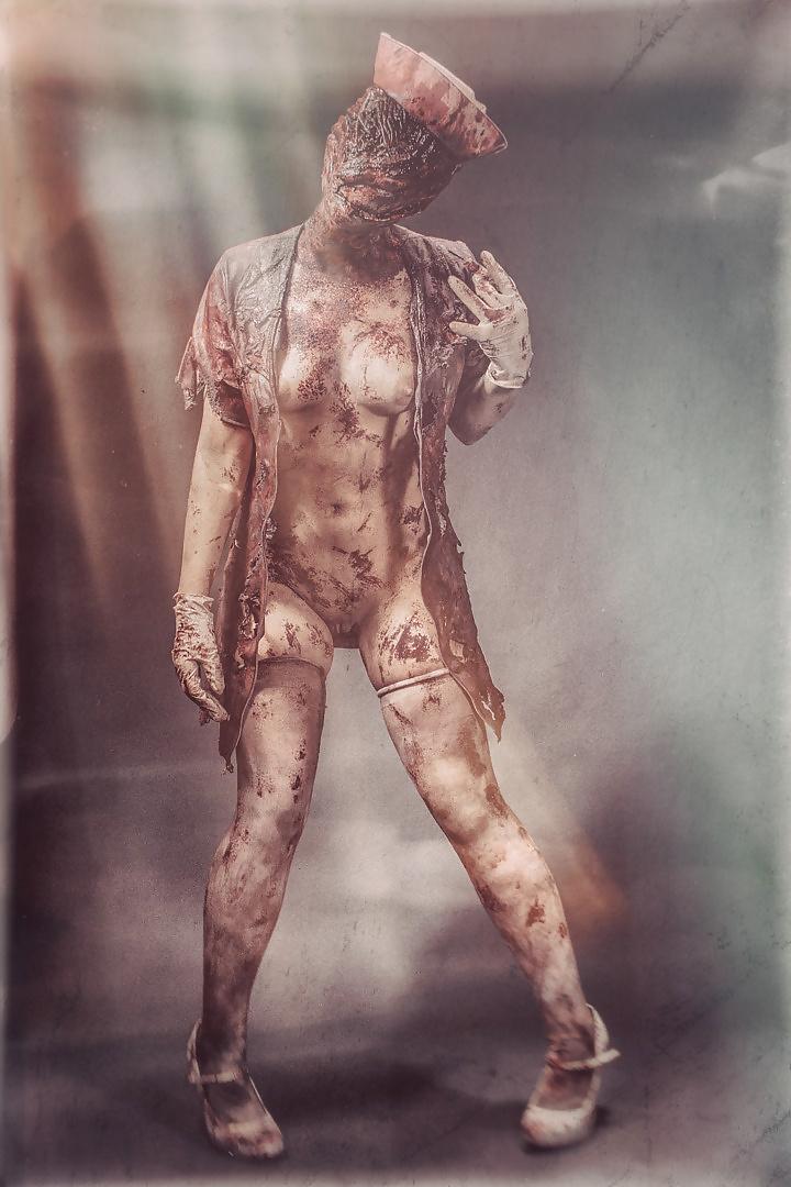 21P Silent Hill Nurse Cosplay