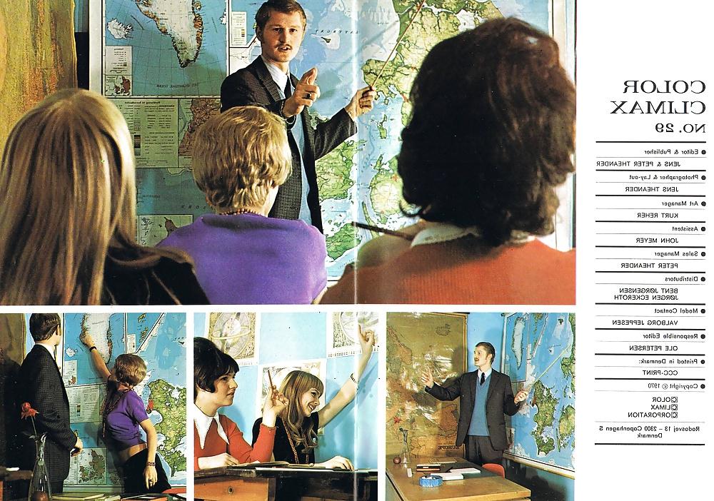 16P Vintage Classroom Sex