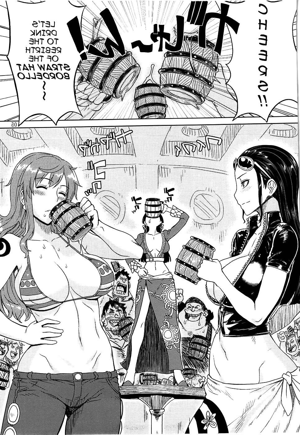 25P MEROMERO GIRLS NEW WORLD (One Piece Hentai)