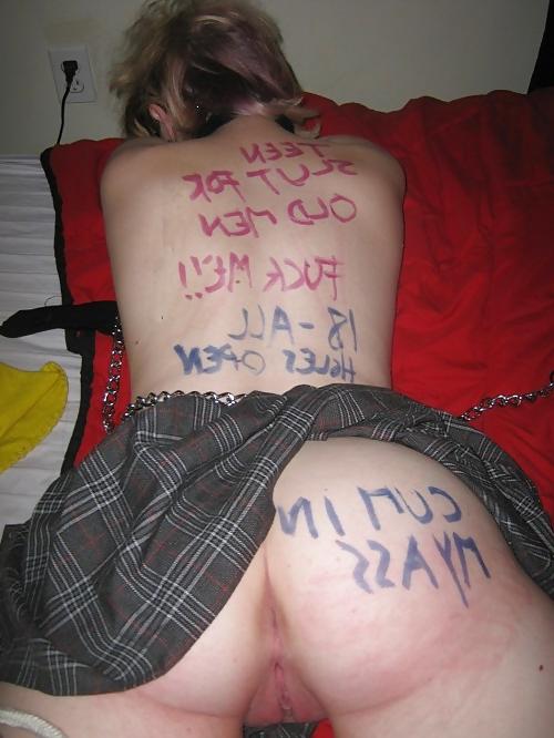 22P Body writing Sluts 3..