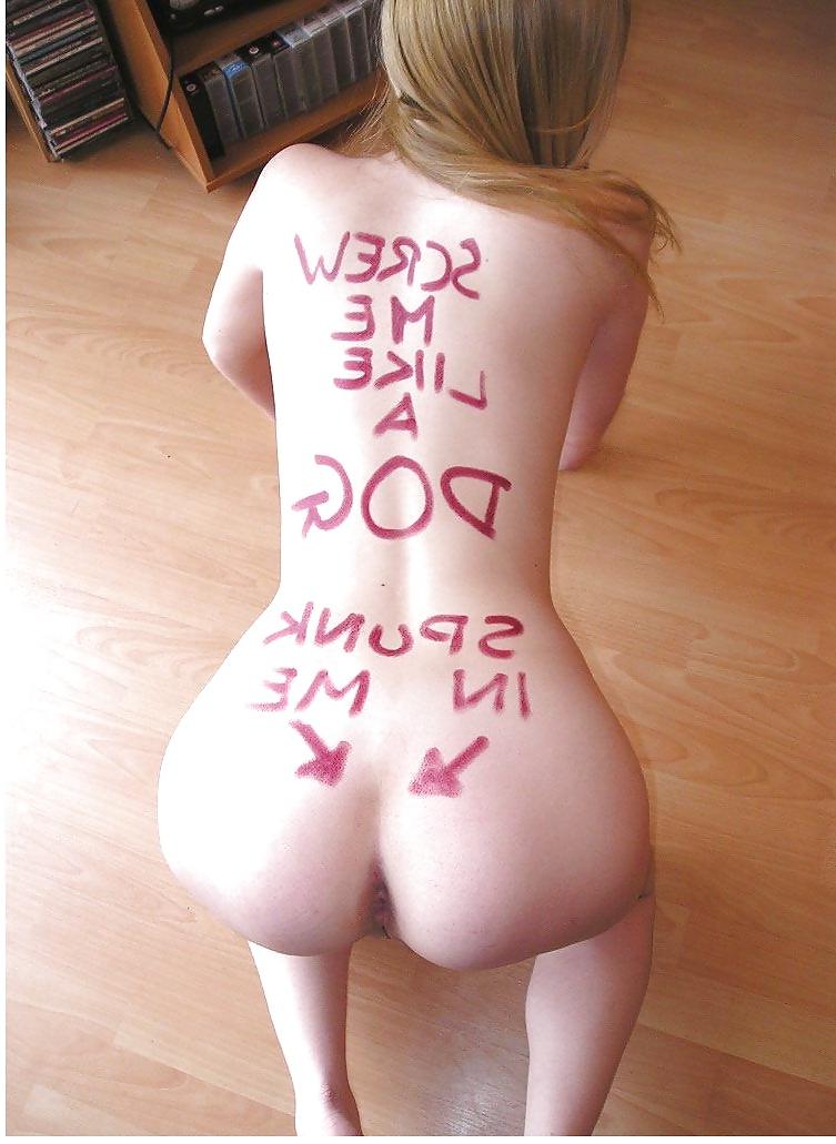 22P Body writing Sluts 3..