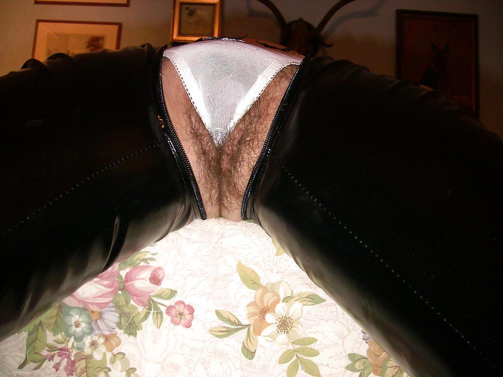 11P Tim166 Hairy cat suit girl Part 1.