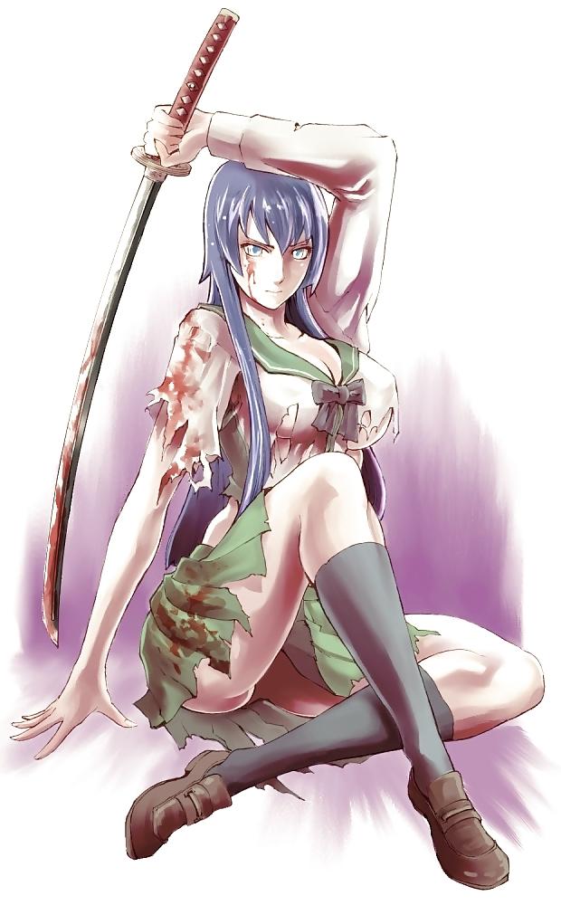 25P High school of the dead hentai