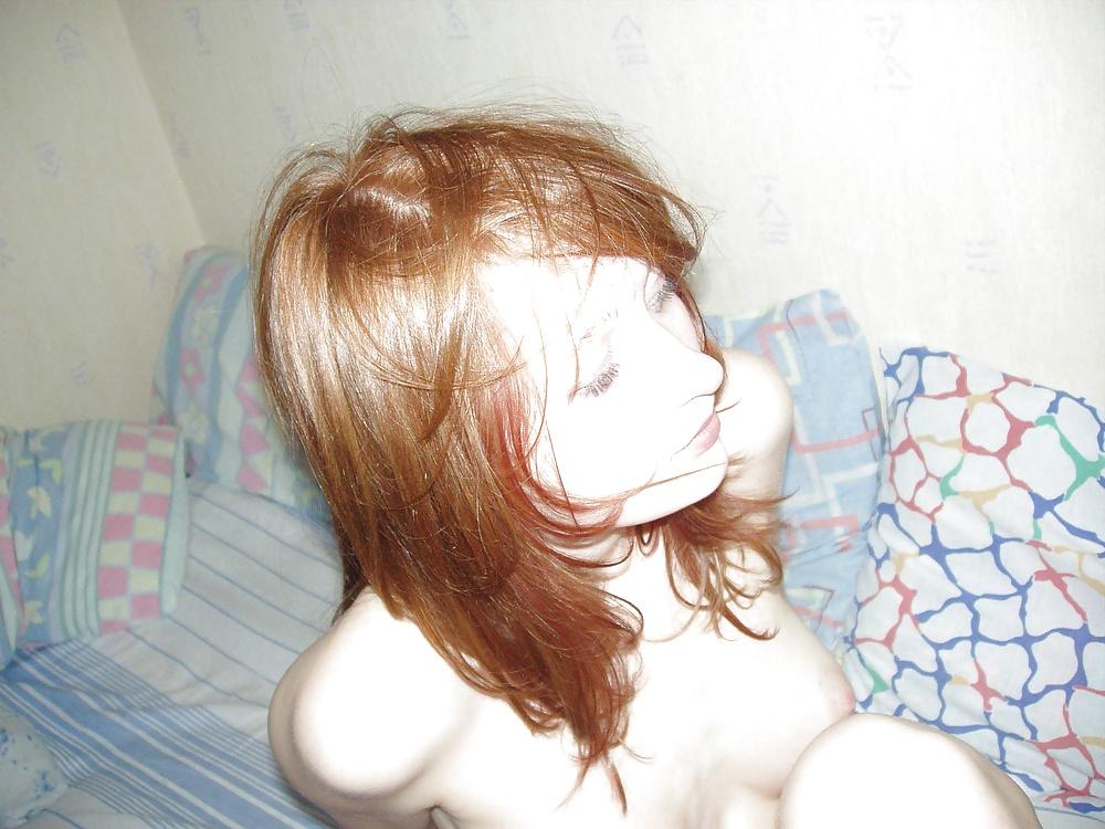 25P Redhead Getting Clean then Dirty