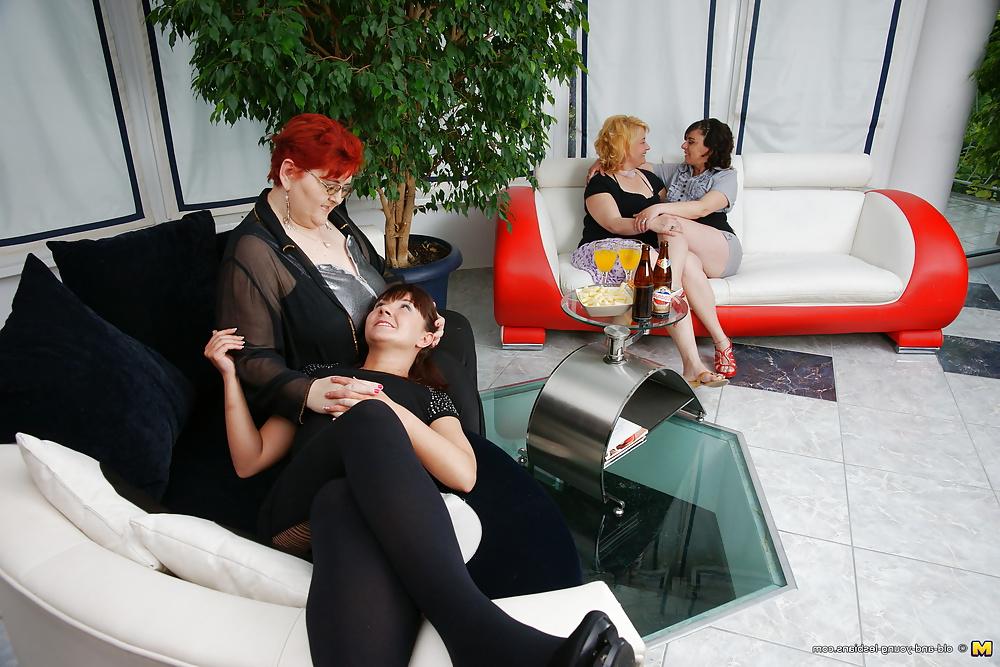 25P Lesbian Group Sex - mature moms fuck granny and young girl 3