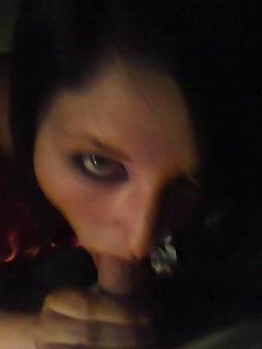 25P Slut Kirstie sucks dick