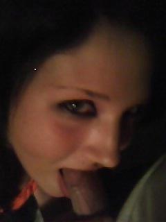 25P Slut Kirstie sucks dick