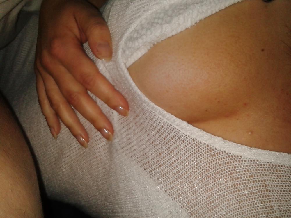20P Dirty wife stripping and fucking