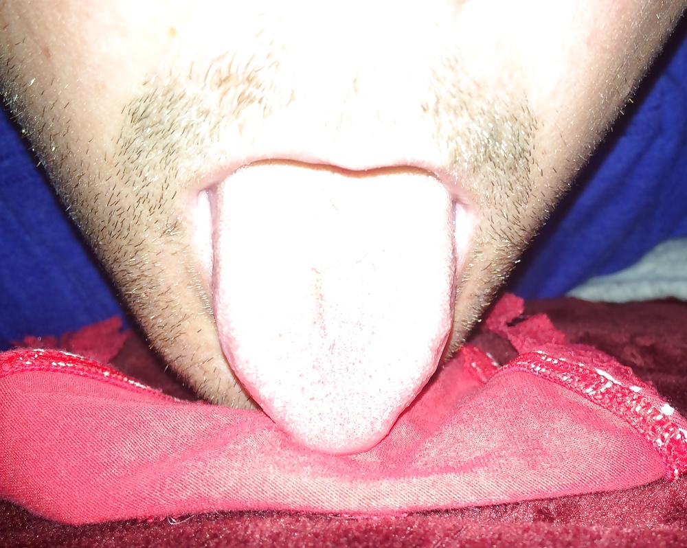 7P Licking my older sisters dirty thong