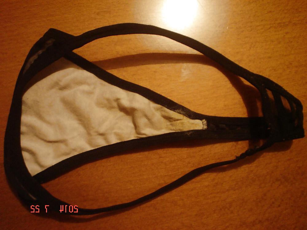 25P Very, very little black thong my SD