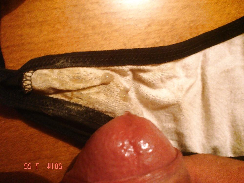 25P Very, very little black thong my SD