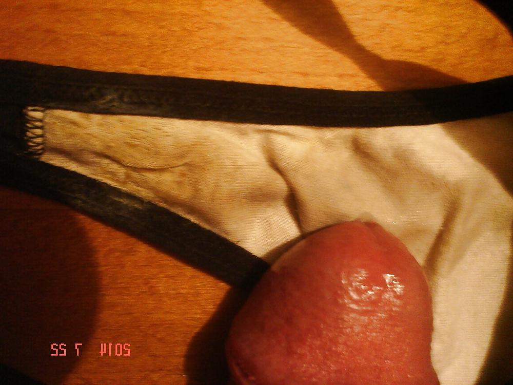 25P Very, very little black thong my SD