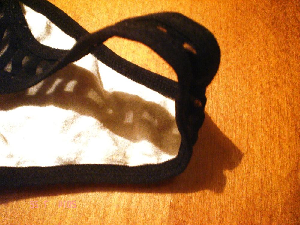 25P Very, very little black thong my SD