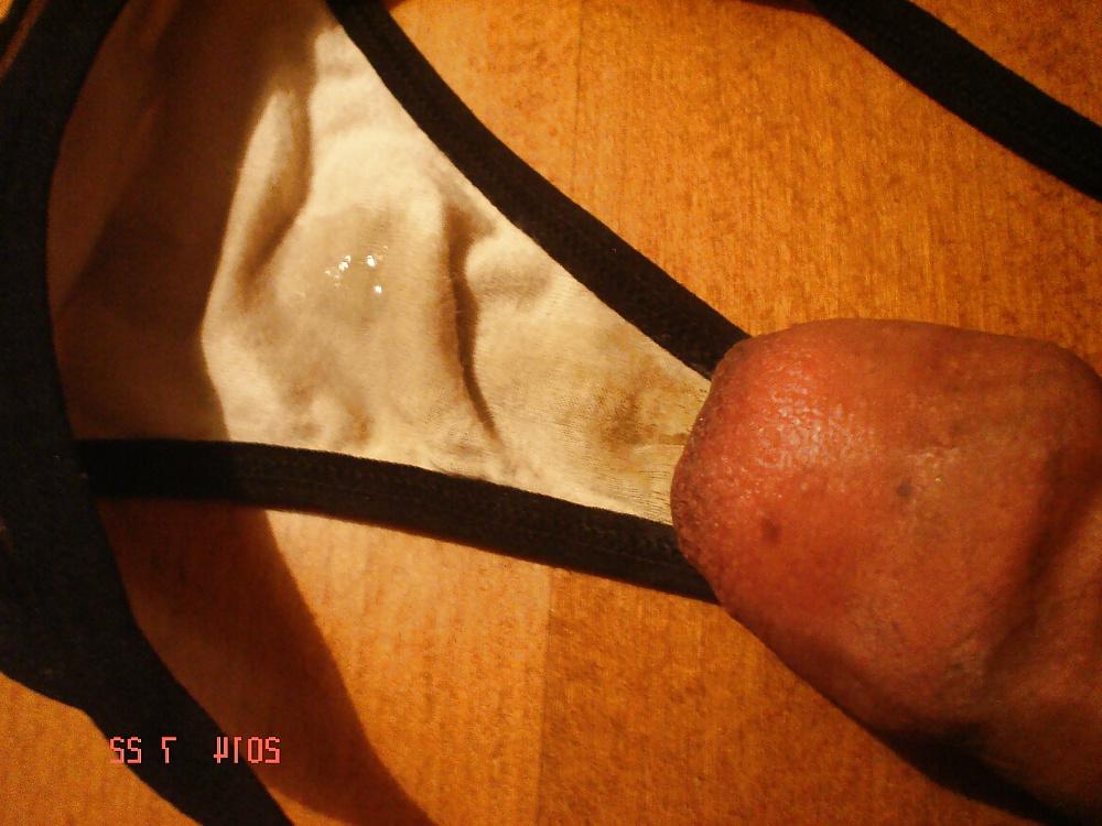 25P Very, very little black thong my SD