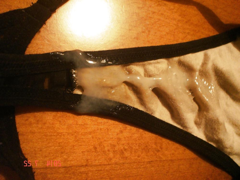 25P Very, very little black thong my SD
