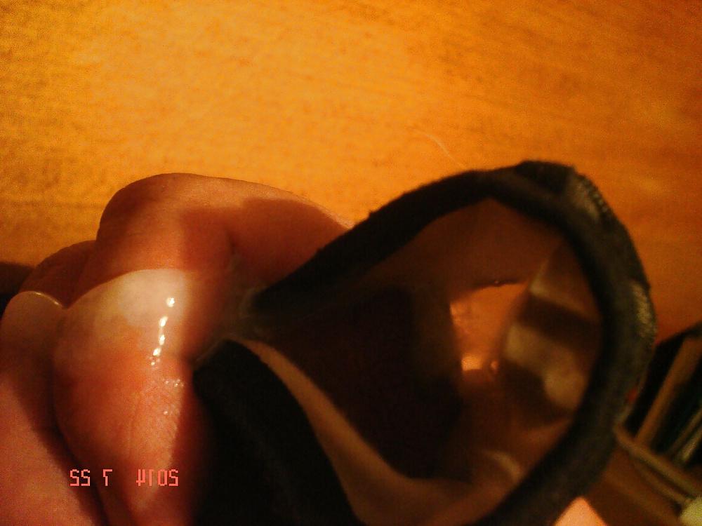 25P Very, very little black thong my SD