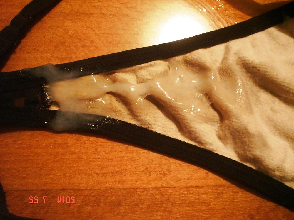 25P Very, very little black thong my SD