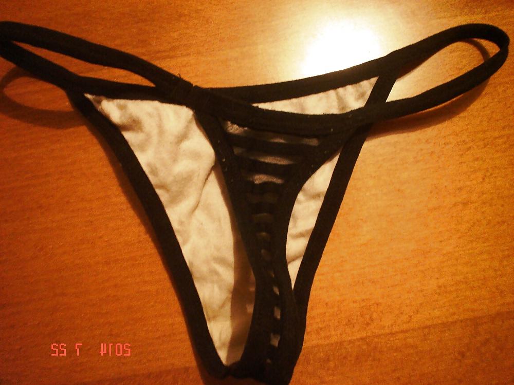 25P Very, very little black thong my SD