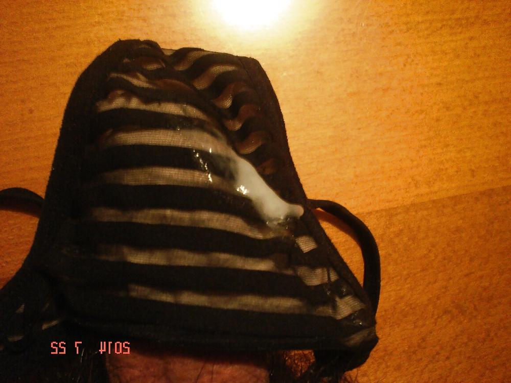25P Very, very little black thong my SD