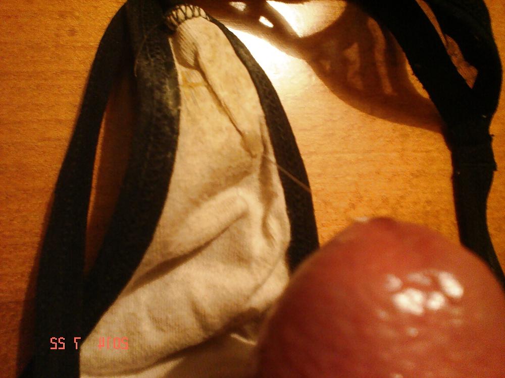 25P Very, very little black thong my SD