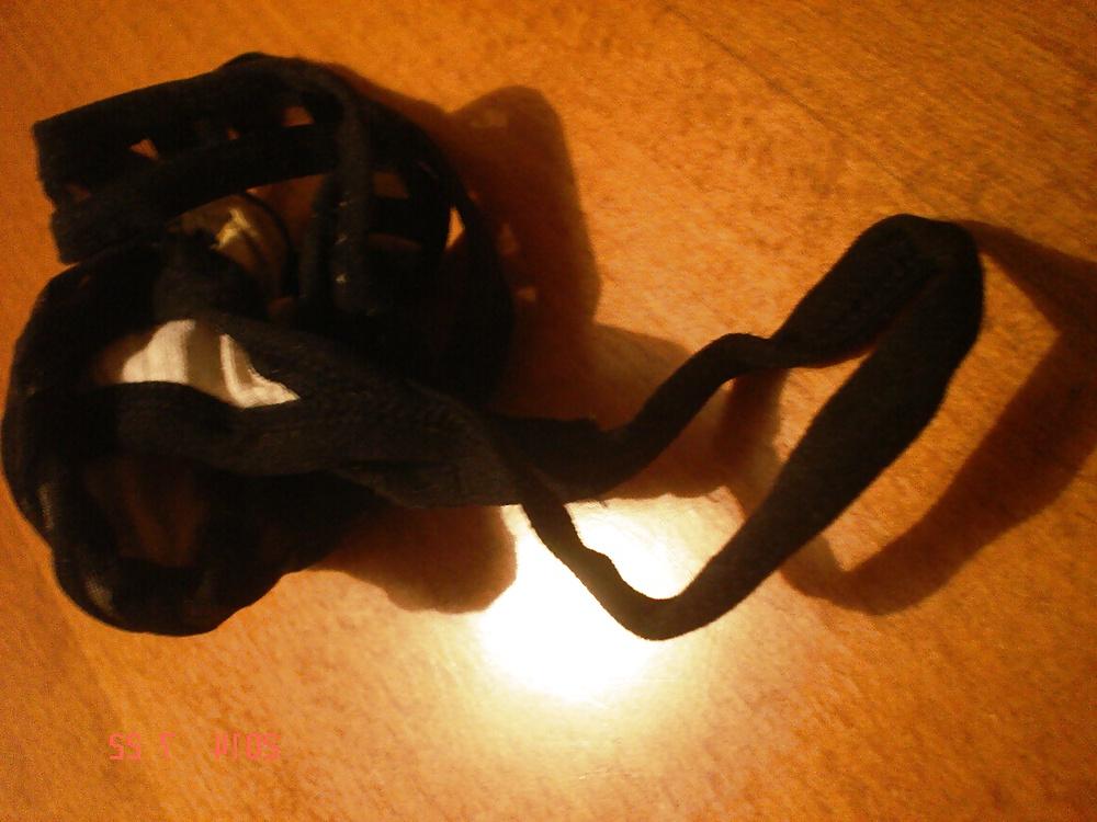 25P Very, very little black thong my SD