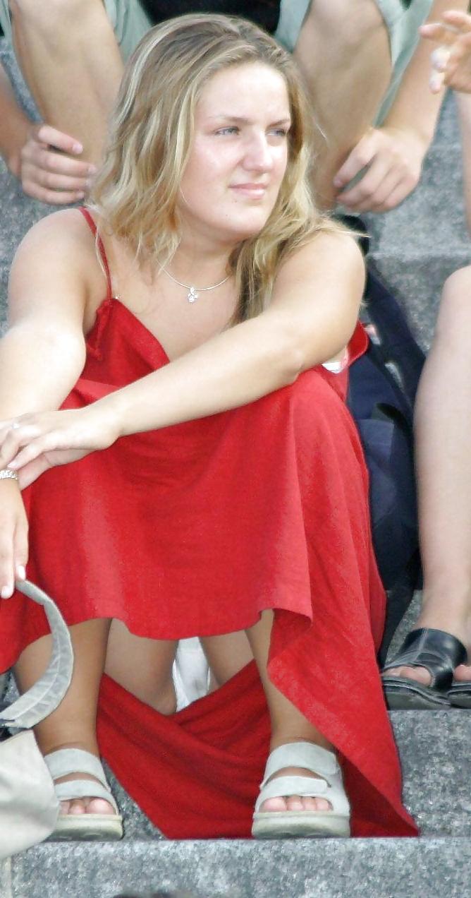 12P Dirty panties hot women wear panty upskirt voyeur
