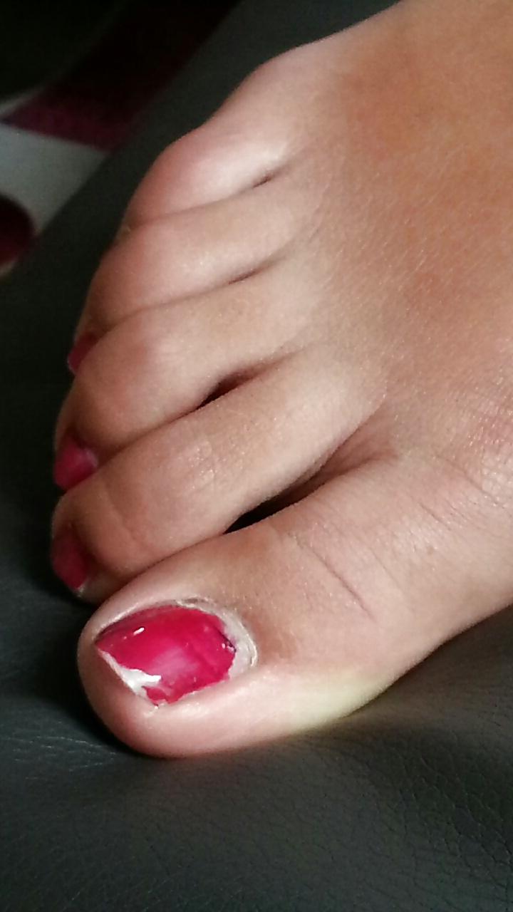 15P French lover wife red toes feet