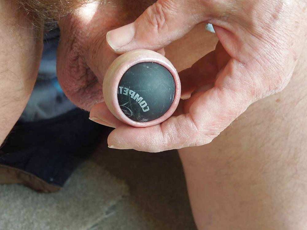 9P Forskin stretching blue squash ball 43.5mm