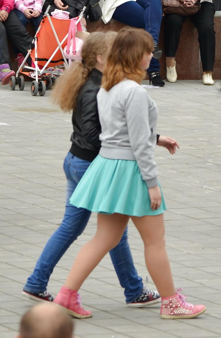 8P Blue skirts