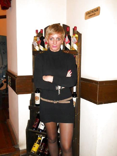 25P Romanian short skirts and pantyhose 