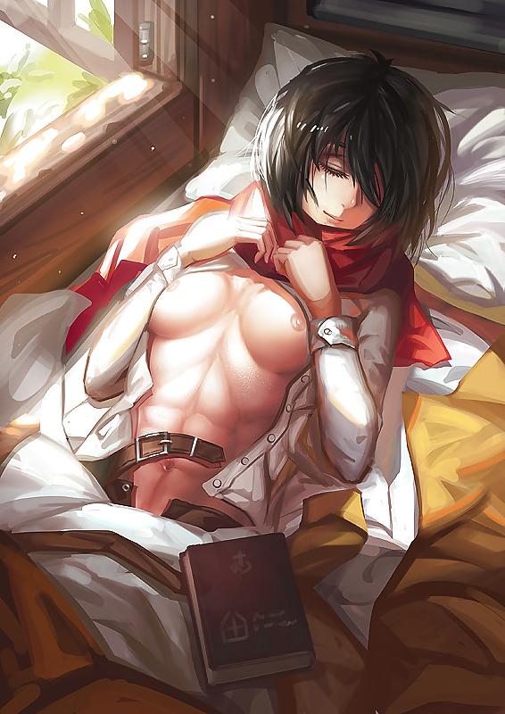 25P Attack on Titan Hentai 1: Mikasa Ackerman
