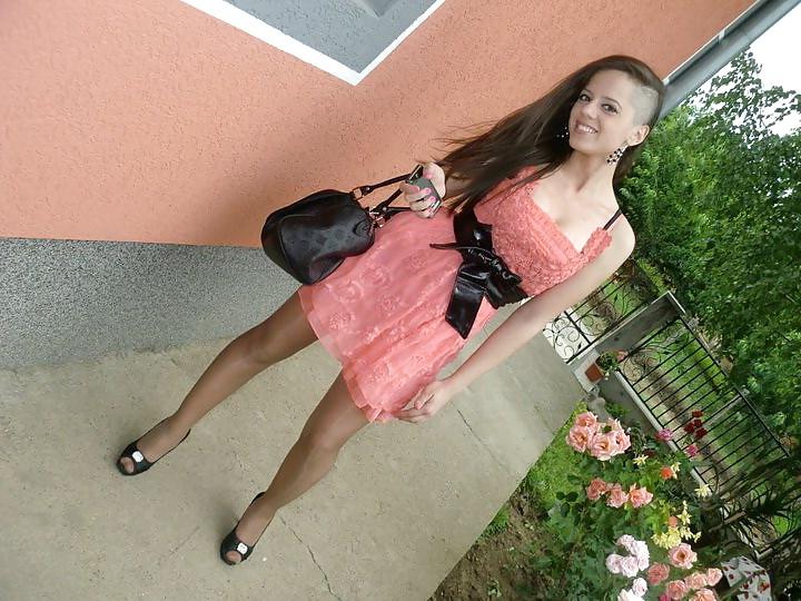 25P Dragana serbian pantyhose slut