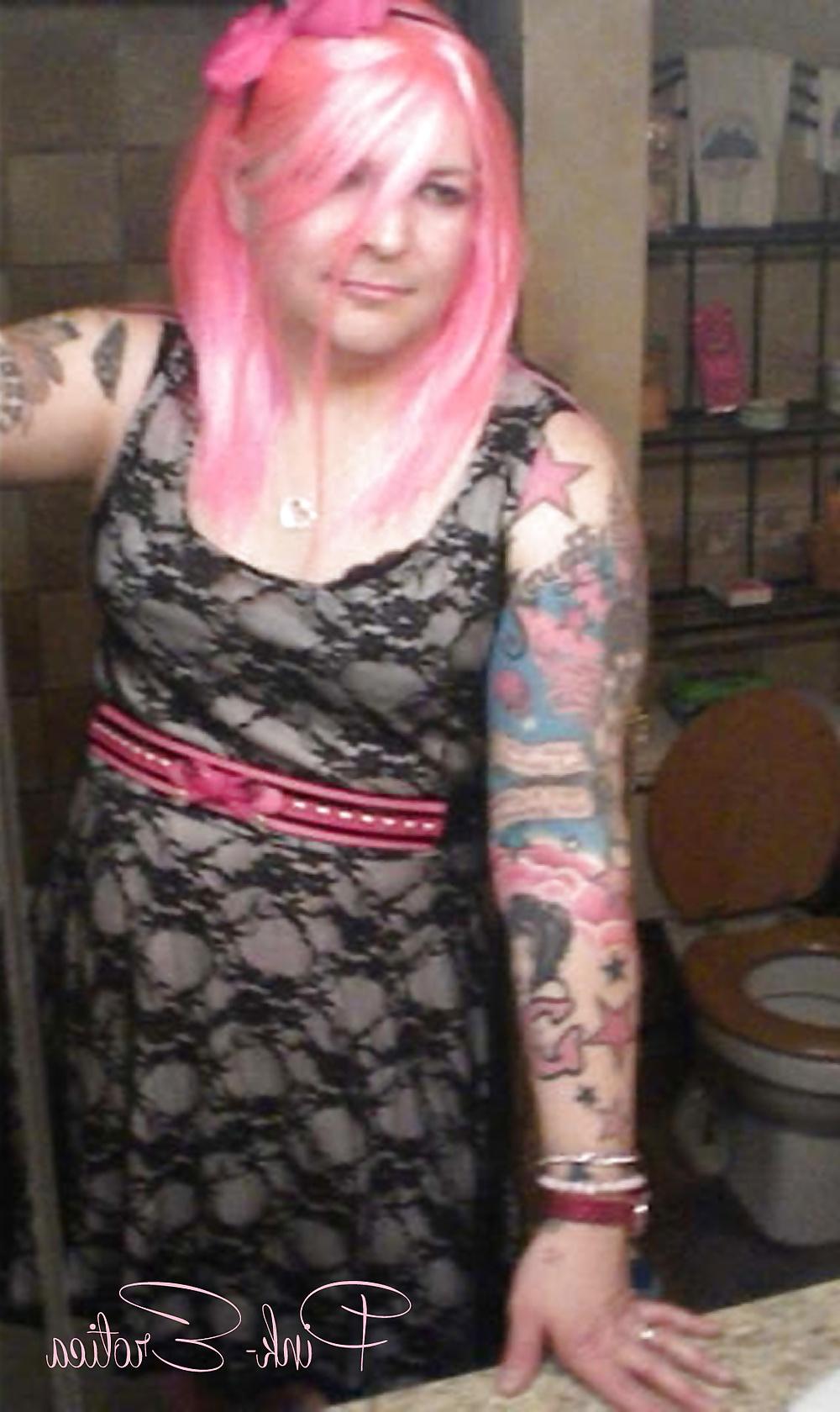 25P Pink-Erotica Cross Dresser Cocktail Dress