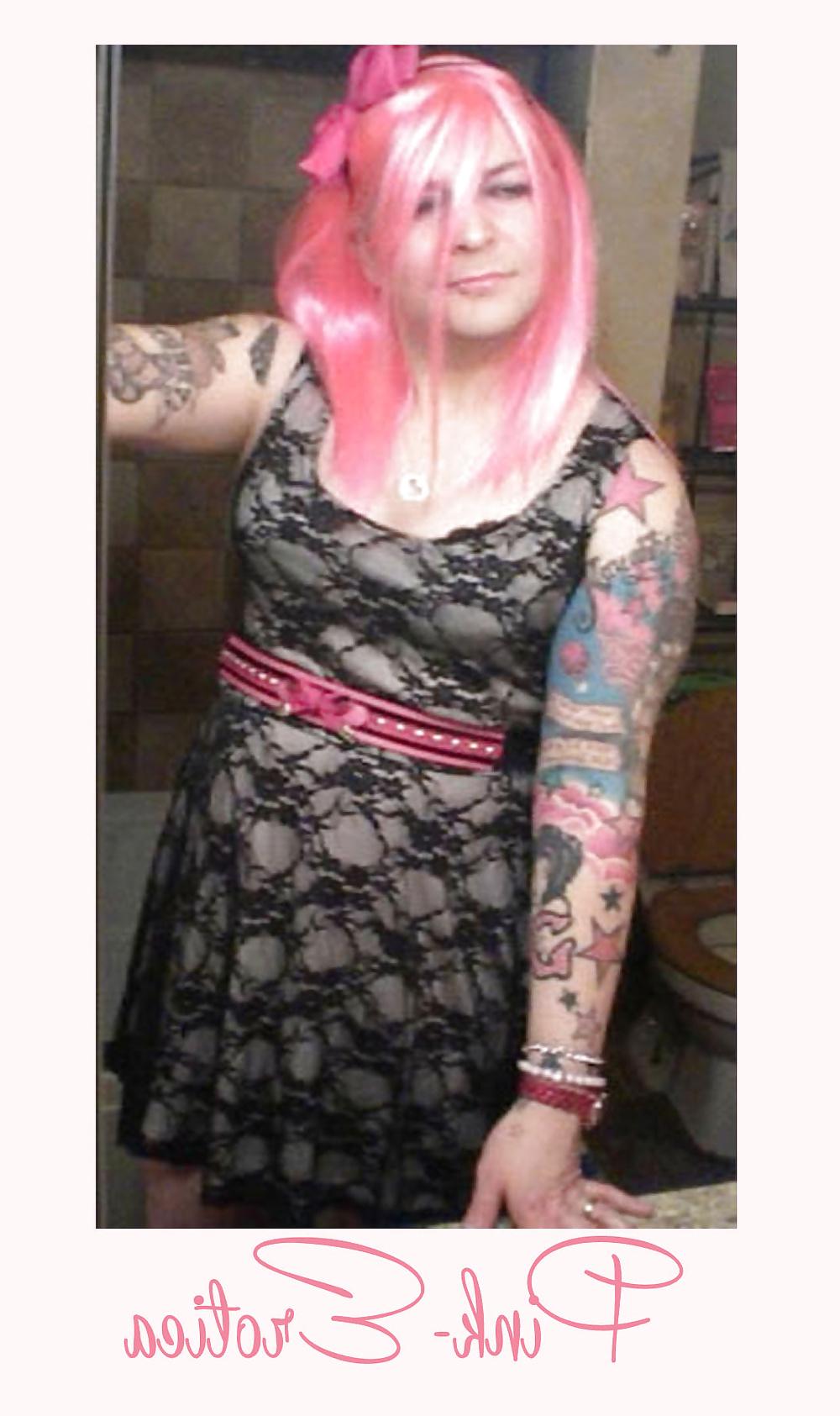 25P Pink-Erotica Cross Dresser Cocktail Dress