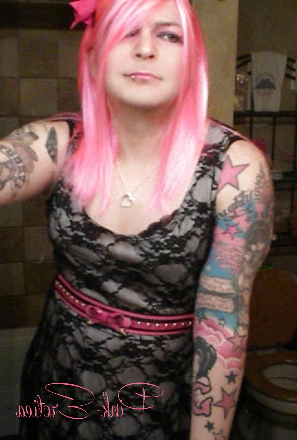 25P Pink-Erotica Cross Dresser Cocktail Dress