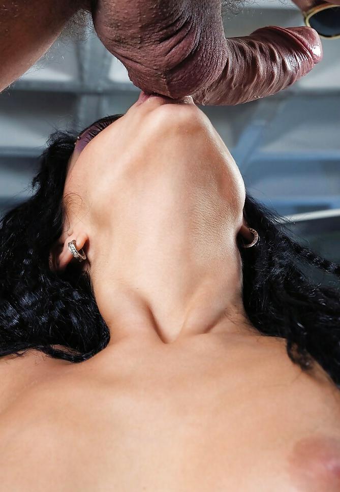 11P Black Anjelica suck huge Omar Galanti cock. pussy fuck.
