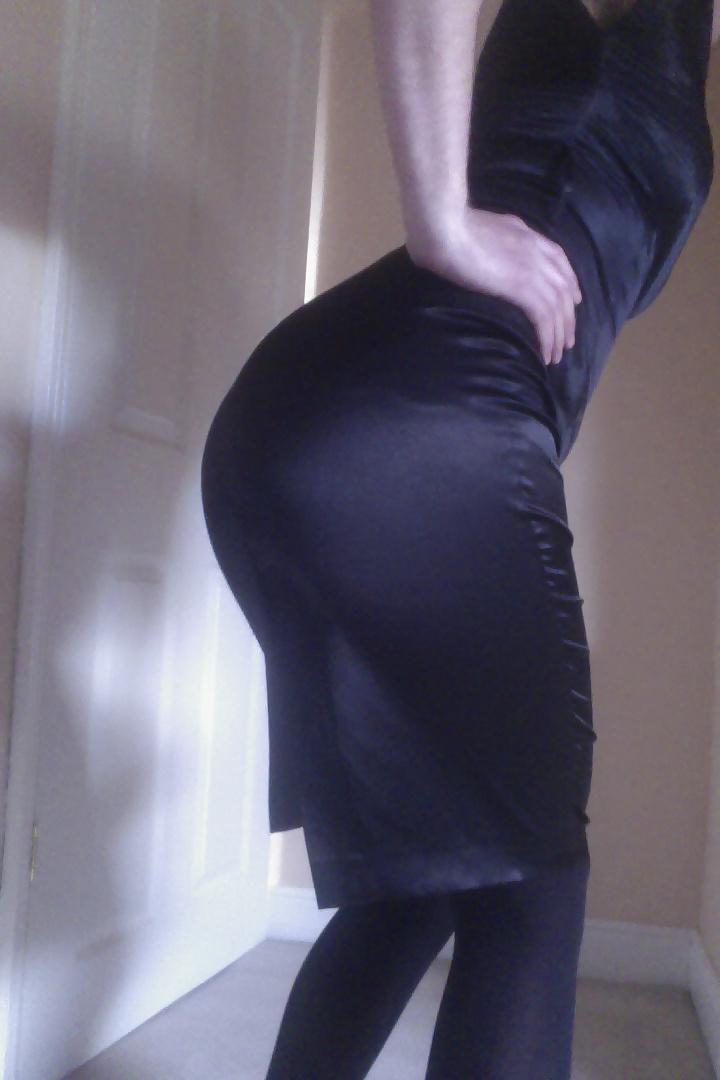 9P New Satin Dress and Underwear