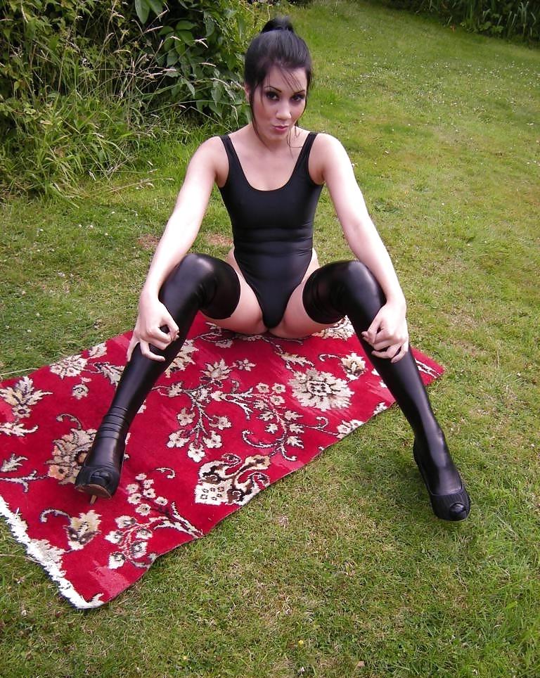 21P Sexy High Leg Swimsuit- Leotard- British Ass
