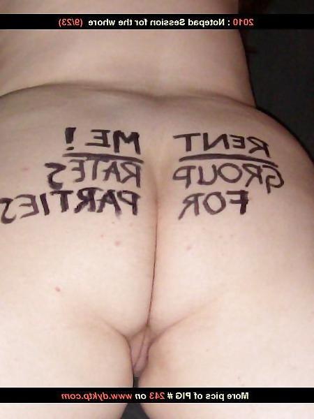 24P Body writing Sluts..
